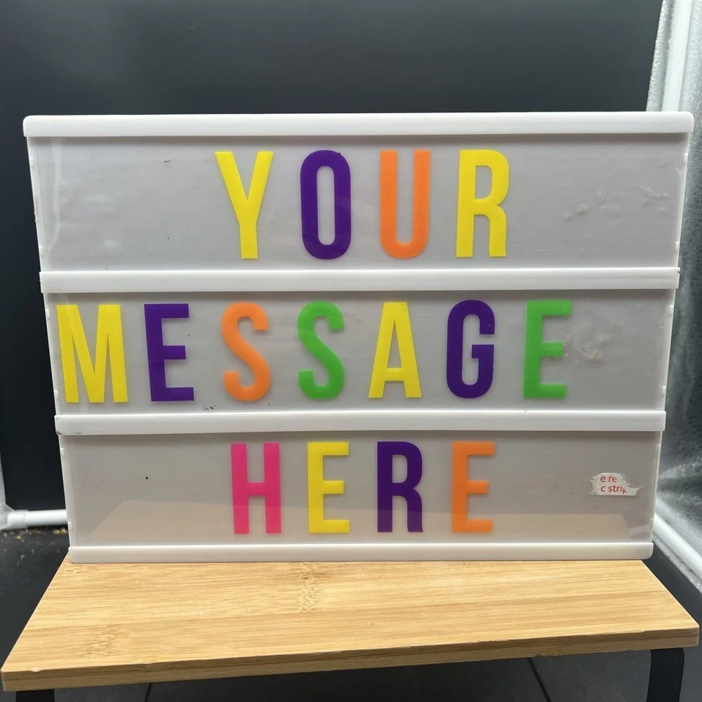 Target Light Up Message Box With Letters Works! - Picture 1 of 11